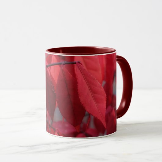 Autumn Red Two-Tone Mug Mok (Voorkant rechts)