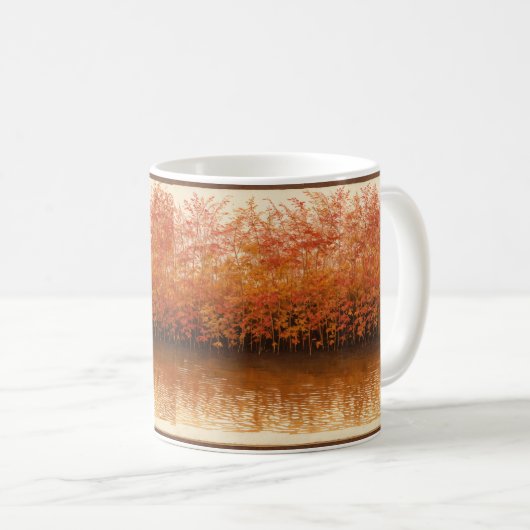 Autumn Reflection - Maple Lake Mug Koffiemok (Voorkant rechts)