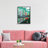 Autumn Reflection Schilderij van Alfred Fox Canvas Afdruk (Insitu (Woonkamer))