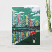 Autumn Reflection Schilderij van Alfred Fox Kaart (Voorkant)