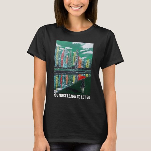 Autumn Reflection Schilderij van Alfred Fox T-shirt (Voorkant)