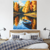 Autumn Reflections Canvas Afdruk (Insitu (Slaapkamer))