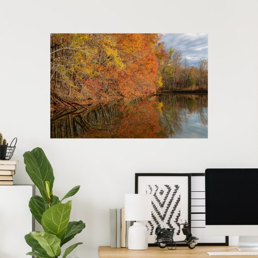 Autumn Reflections  Poster (Thuiskantoor)