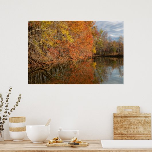 Autumn Reflections  Poster (Keuken)