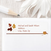 Autumn Return-adreslabels Etiket (Insitu)