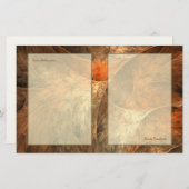 Autumn Riches Fractal Art Briefpapier (Voorkant / Achterkant)