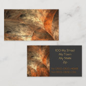 Autumn Riches Fractal Art-profielkaart Visitekaartje (Voorkant / Achterkant)