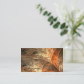 Autumn Riches Fractal Art-profielkaart Visitekaartje (Staand voorkant)