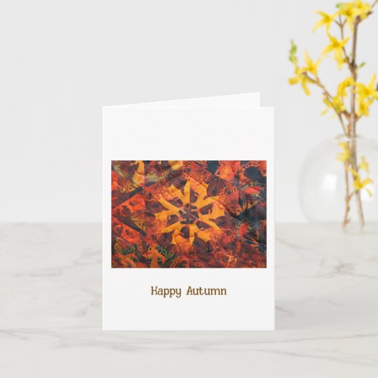 Autumn Rising 1 Kaart (Gele Bloem)