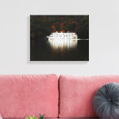 Autumn River Cruise Canvas Afdruk (Insitu (Woonkamer))