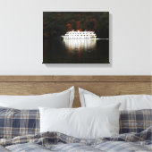 Autumn River Cruise Canvas Afdruk (Insitu (Slaapkamer))