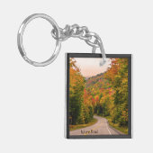 Autumn Road Acrylische Sleutelhanger (Voorkant Links)