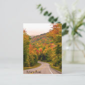 Autumn Road Briefkaart (Staand voorkant)