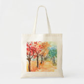 Autumn Road canvas tas (Voorkant)