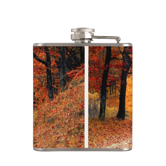 Autumn Road Heupfles (Achterkant)