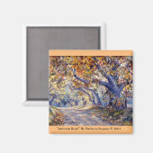 "Autumn Road" Magnet (Voorkant / Achterkant)