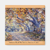 "Autumn Road" Magnet (Voorkant)