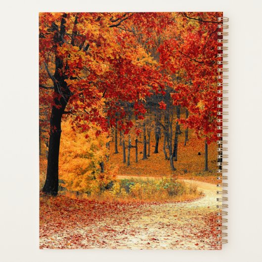 Autumn Road Planner (Achterkant)