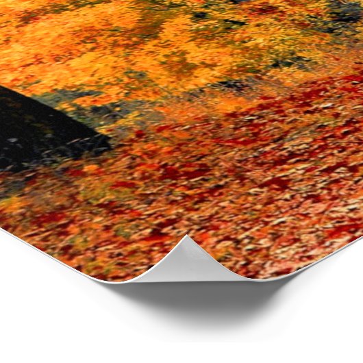 Autumn Road Poster (Hoek)