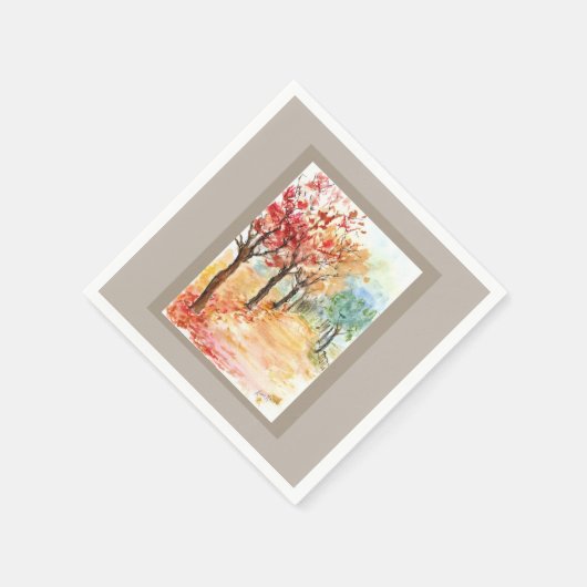 Autumn Road Servet (Hoek)