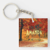 Autumn Road Sleutelhanger (Voorkant)