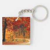 Autumn Road Sleutelhanger (Achterkant)