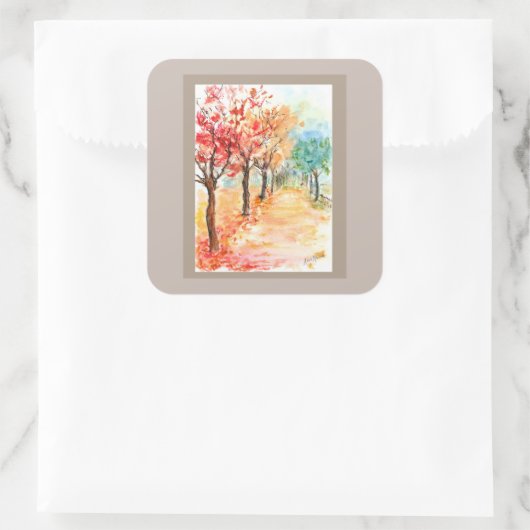 Autumn Road sticker (Tas)