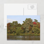Autumn, Roath Park Lake, Cardiff Briefkaart (Voorkant / Achterkant)