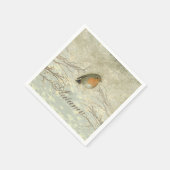 AUTUMN ROBIN Herfst Branches Servetten (Hoek)