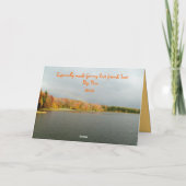 Autumn Rock Beste Vriend Verjaardag Kaart (Achterkant)