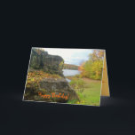 Autumn Rock Beste Vriend Verjaardag Kaart<br><div class="desc">Autumn Herfst Rock Design Beste Vriend Verjaardag Kaart</div>