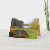 Autumn Rock Beste Vriend Verjaardag Kaart (Voorkant)