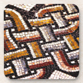 Autumn Roman Mosaic Bier Onderzetter (Voorkant)