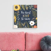 Autumn Romance | The Best is Yet To Come Canvas Afdruk (Insitu (Woonkamer))