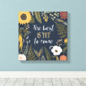 Autumn Romance | The Best is Yet To Come Canvas Afdruk (Insitu (Houten vloer))
