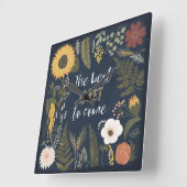 Autumn Romance | The Best is Yet To Come Vierkante Klok (Hoek)