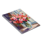 Autumn Rose Bouquet Floral Fall Notitieboek (Rechterzijde)