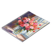Autumn Rose Bouquet Floral Fall Notitieboek (Linkerzijde)
