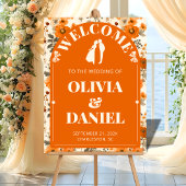 Autumn Rust Entry Sign with Leaves Acryl Bord