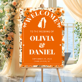  Autumn Rust Entry Sign with Leaves Acryl Bord