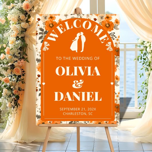  Autumn Rust Entry Sign with Leaves Acryl Bord