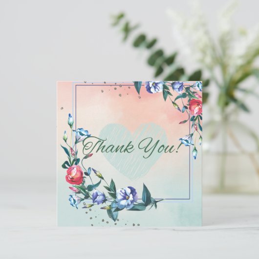 Autumn Rustic Burgundy Calligraphy Flat Wedding P Kaart (Staand voorkant)