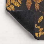 Autumn Rustic Golden Leaves Elegant Herfst Muismat (Hoek)