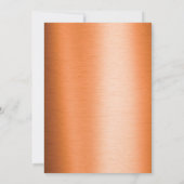 Autumn Rustic Herfst Woodland Wedding Kaart (Achterkant)