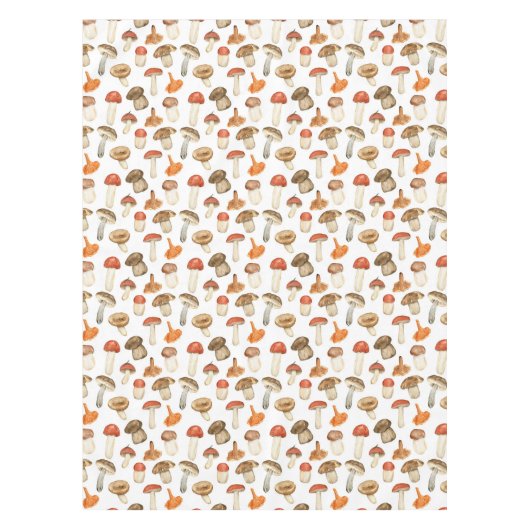 Autumn rustige landpaddenstoelen tafelkleed (Voorkant)