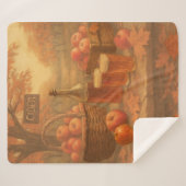 Autumn’s Pour - Rustic Cider Tasting Sherpa Deken (Voorkant (horizontaal))