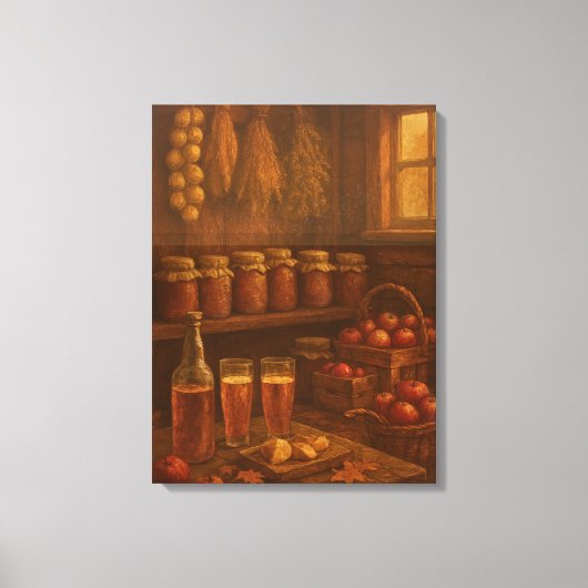 Autumn’s Reward - Golden Harvest Celebration Canvas Afdruk (Voorkant)
