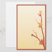 Autumn Sakura Briefpapier (Voorkant / Achterkant)