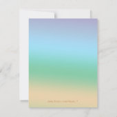 Autumn Scarecrow Pumpkin-uitnodigingen Kaart (Achterkant)