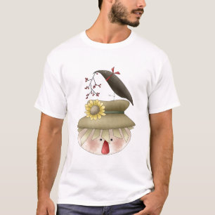Autumn Scarecrow T-Shirt van Trina Clark